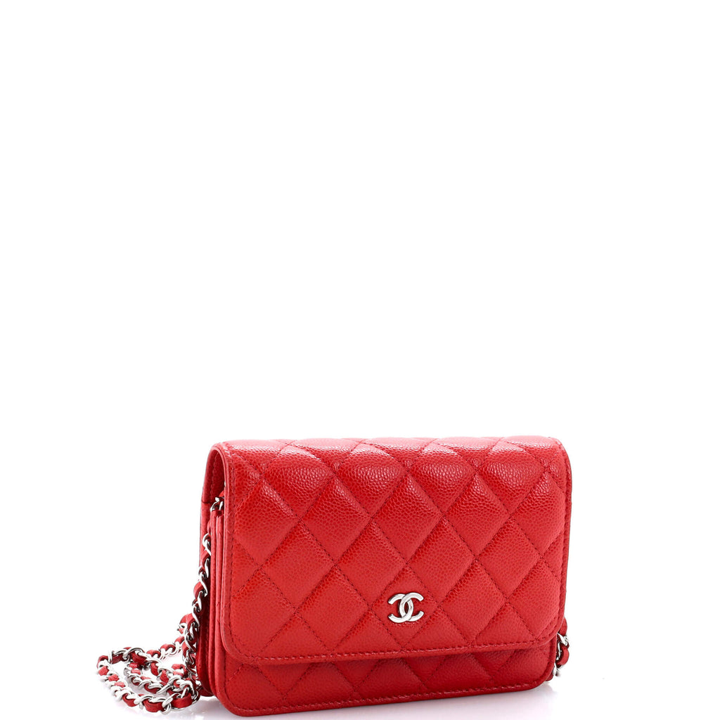 Chanel Wallet on Chain Quilted Caviar Mini