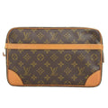 Louis Vuitton Compiegne 28  Canvas Clutch Bag