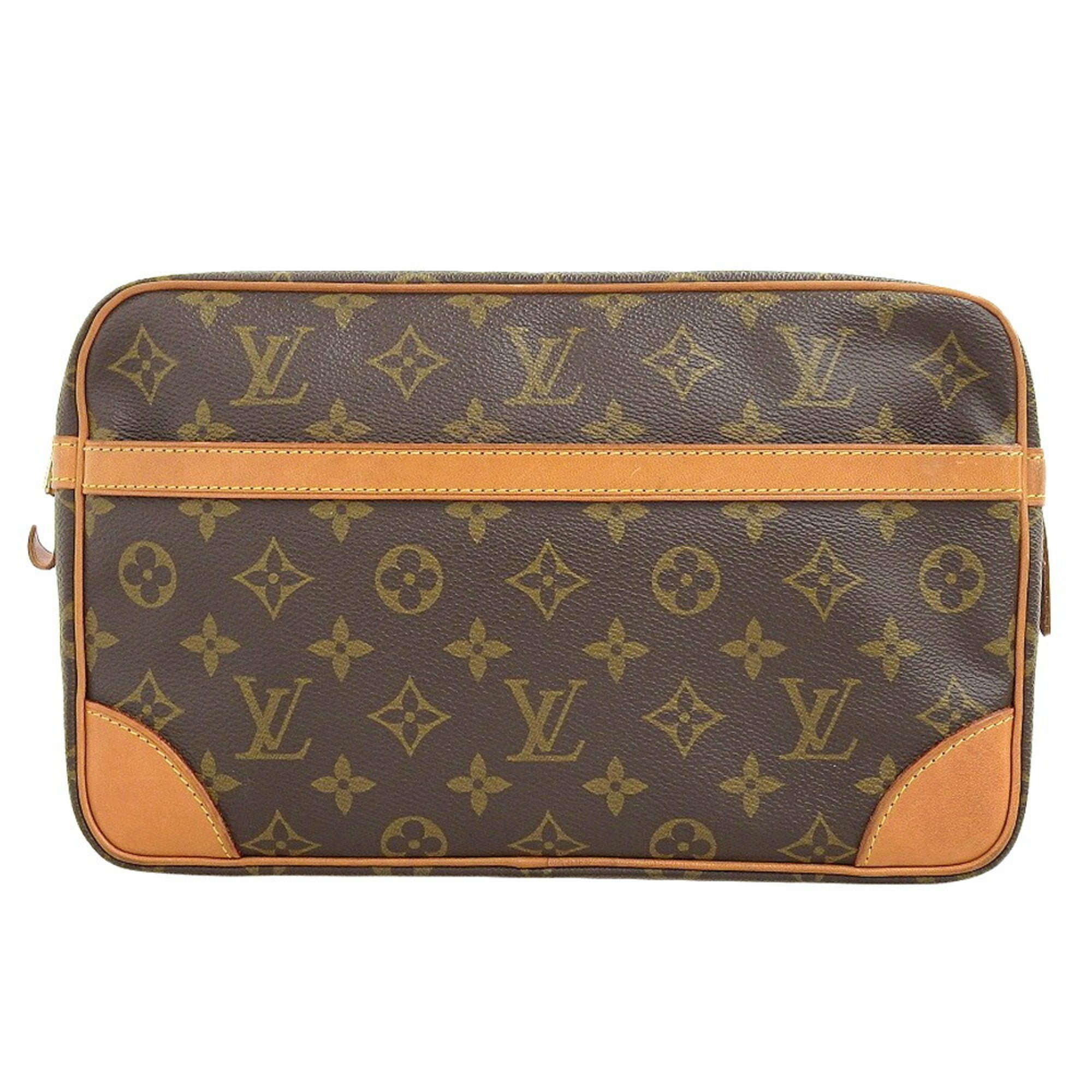 Louis Vuitton Compiegne 28  Canvas Clutch Bag