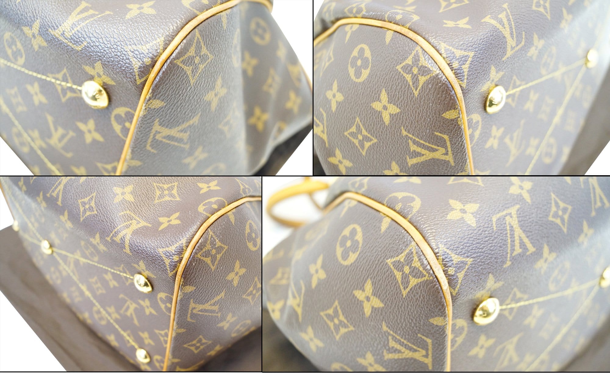 LOUIS VUITTON Tivoli GM Monogram Canvas Shoulder Bag Brown