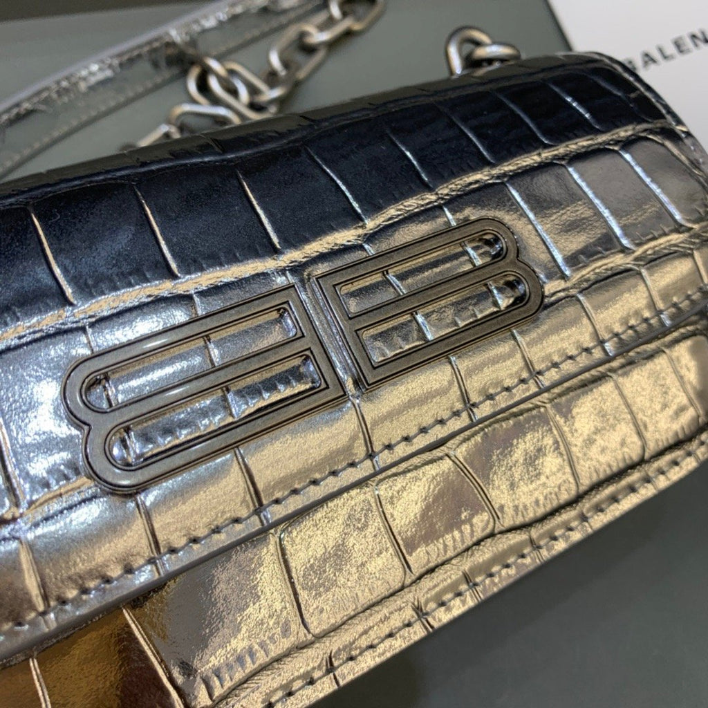 Gossip Small On Chain Shoulder Bag Sliver, For Women,  Bags 7.4in/19cm