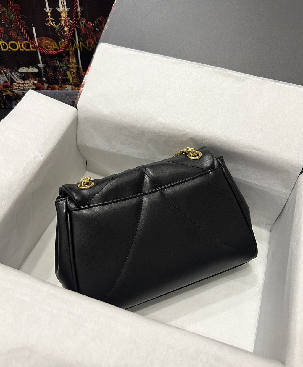 Large Devotion Shoulder Bag In Quilted Nappa Black For Women 11.4in/29cm GLAMI