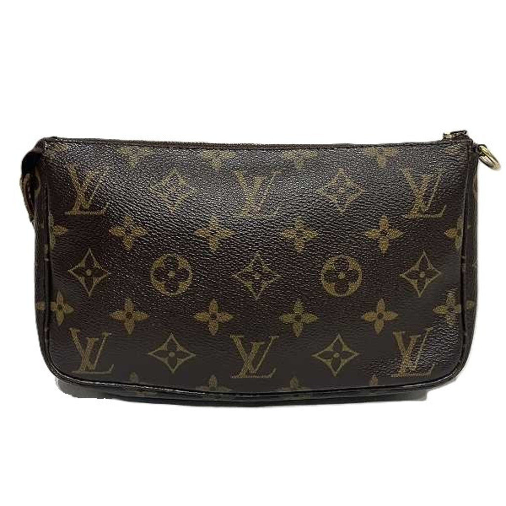 Louis Vuitton Pochette Accessoire  Canvas Clutch Bag