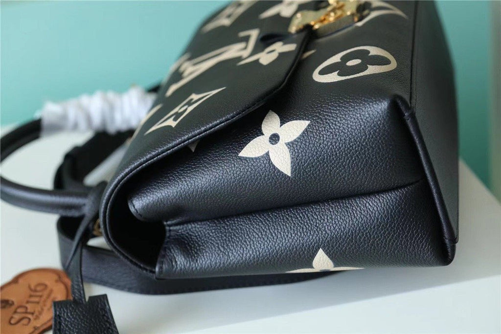 Louis Vuitton Madeleine MM Monogram Empreinte Black / Beige For Women,  Shoulder and Crossbody Bags 11.8in/30cm Louis VuittonÃƒâ€šÃ‚Â 