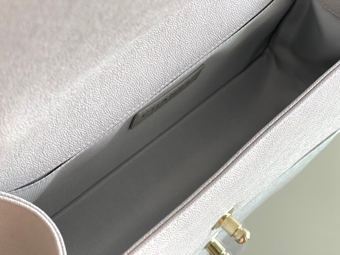 ChanelMeGLAMIum Classic GlamIap Bag 25cm Grey For Women A67086