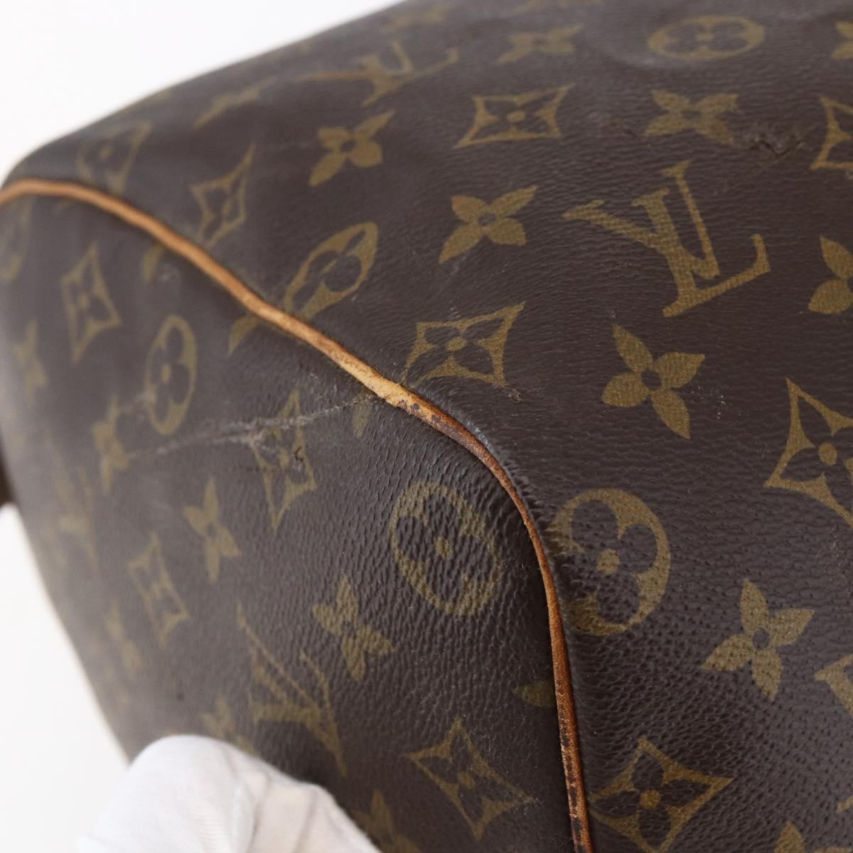 Louis Vuitton Speedy Bandouliere Bag Monogram Canvas Brown Canvas Handbag