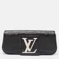 Louis Vuitton Black Electric Epi Leather Sobe Clutch..