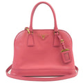 Prada Leather 2Way Hand Bag Shoulder Bag Pink