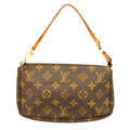 Louis Vuitton Pochette Accessoire  Canvas Clutch Bag