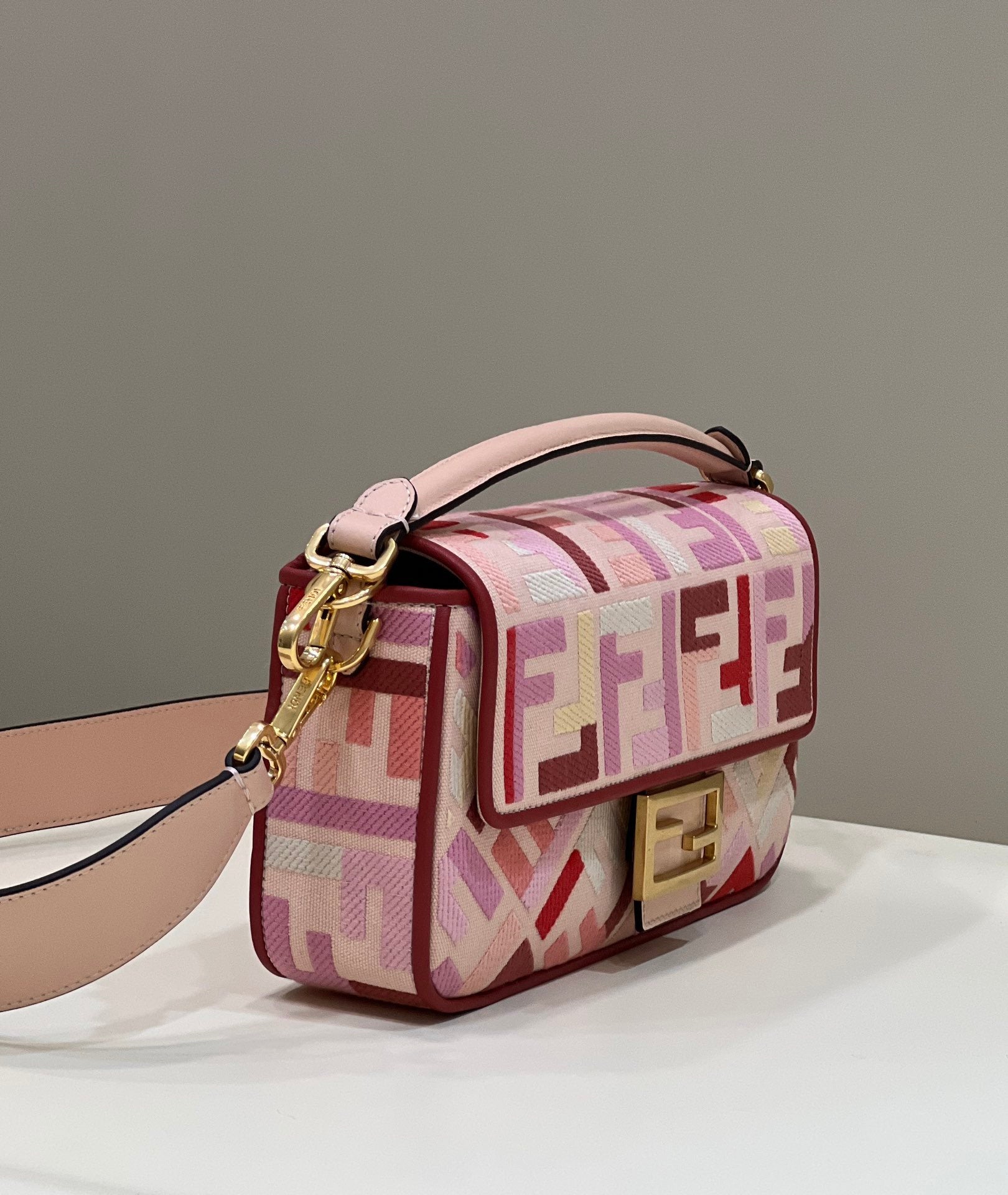 Baguette Bag From Lunar New Year Limited Capsule Collection Multicolor For Women, Women’s Handbags, Shoulder And Crossbody Bags 10.6in/27cm FF 8BR600