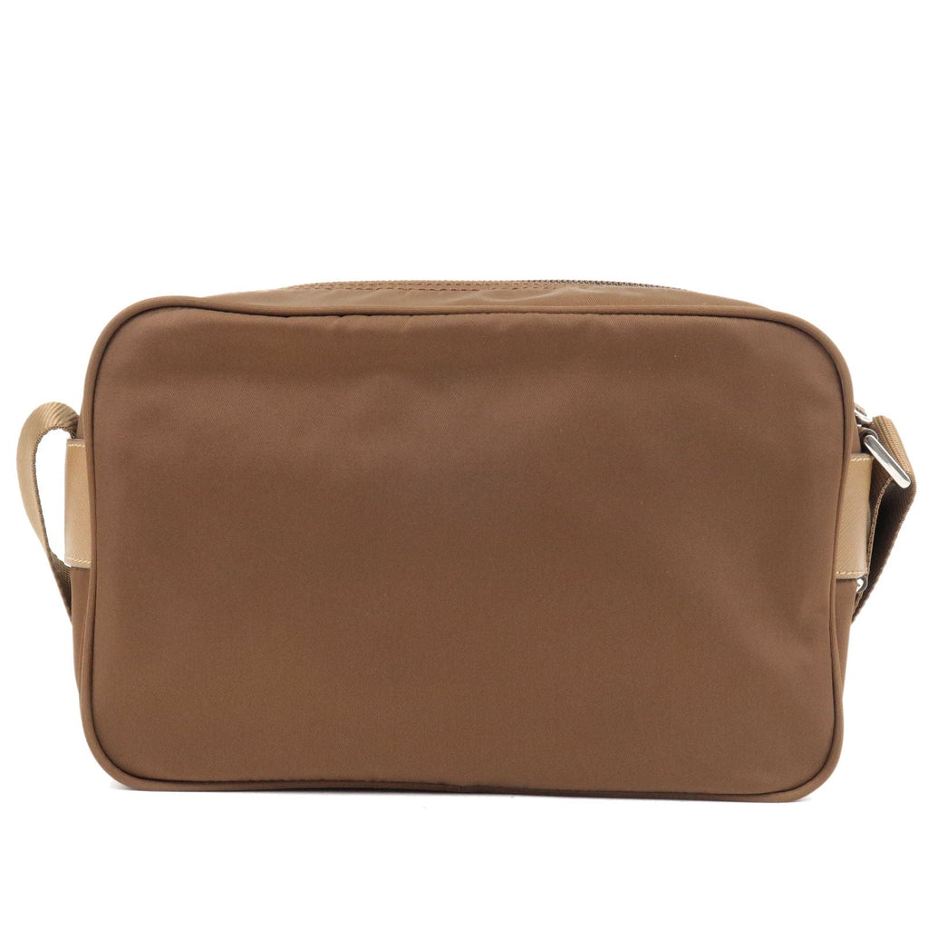 Prada Logo Nylon Leather Shoulder Bag Crossbody Bag Br 1BC167
