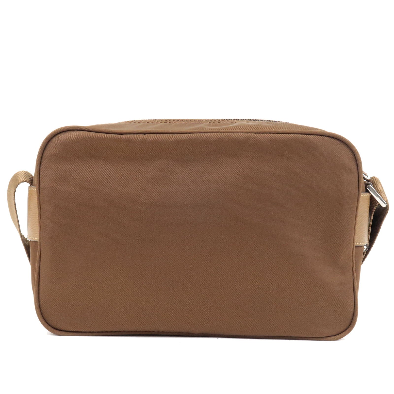 Prada Logo Nylon Leather Shoulder Bag Crossbody Bag Br 1BC167