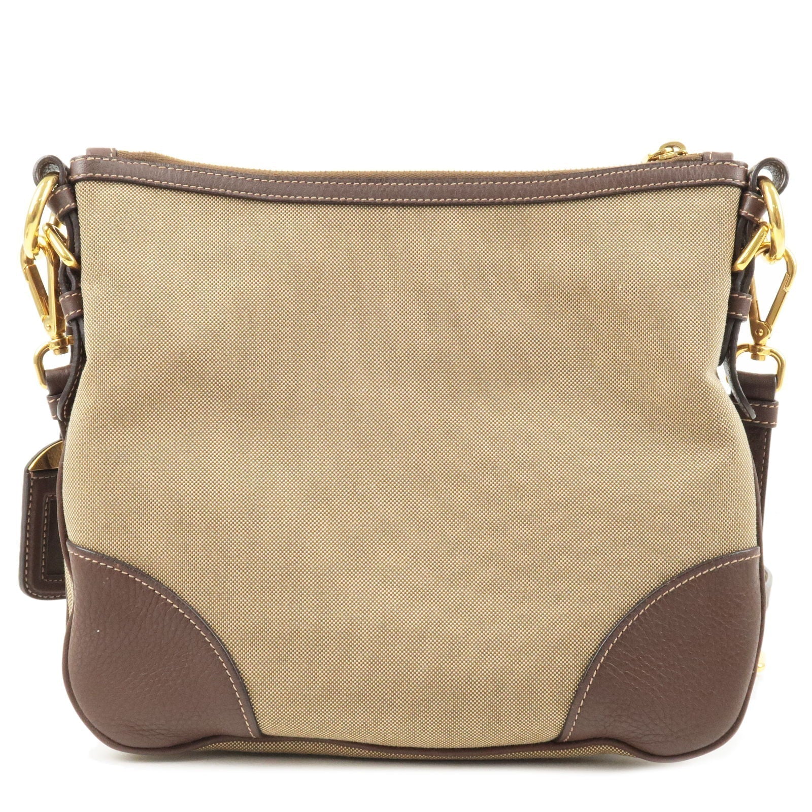 Prada Logo Jacquard Leather Shoulder Bag Beige Br BT0867