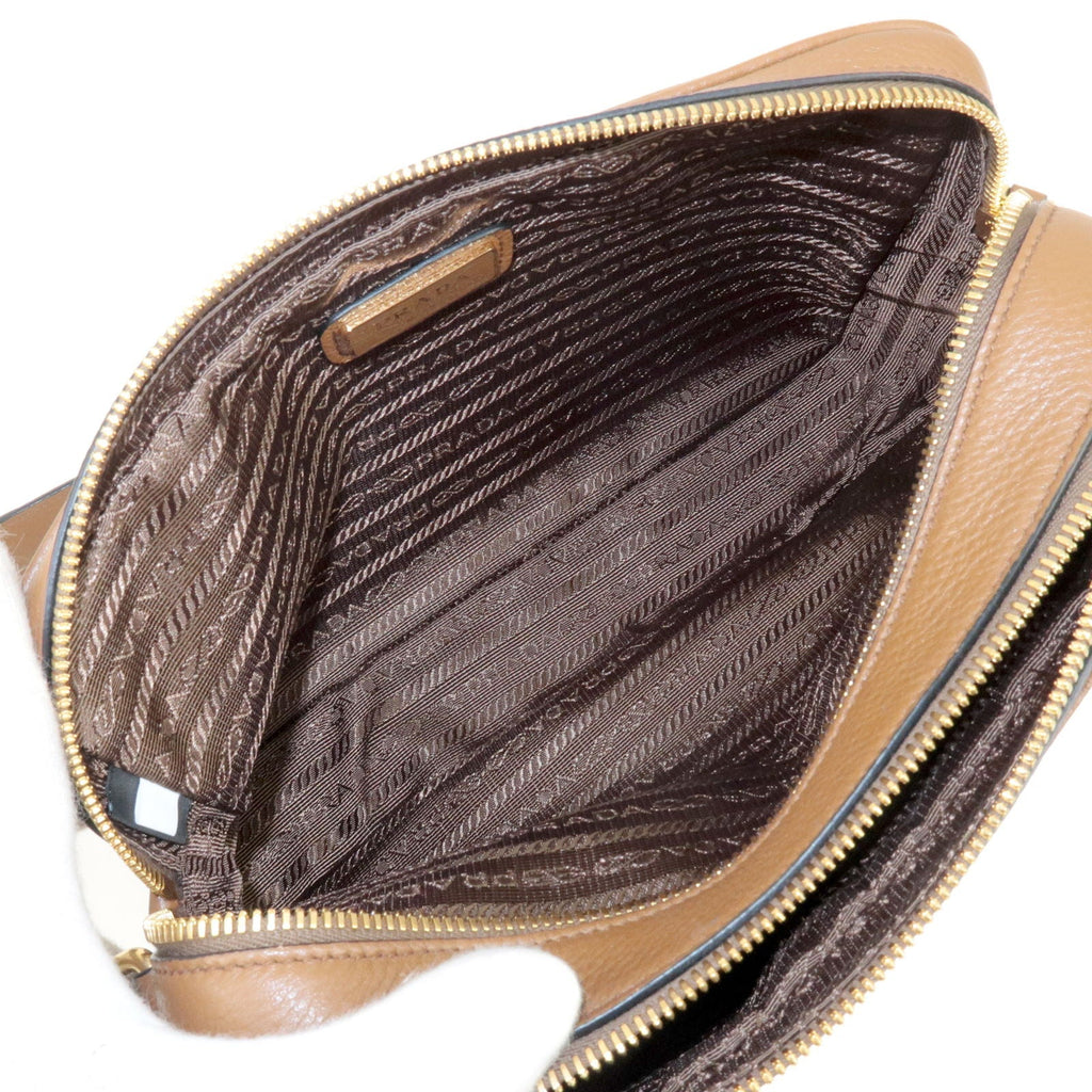 Prada Logo Leather Shoulder Bag Crossbody Bag Br 1BH079