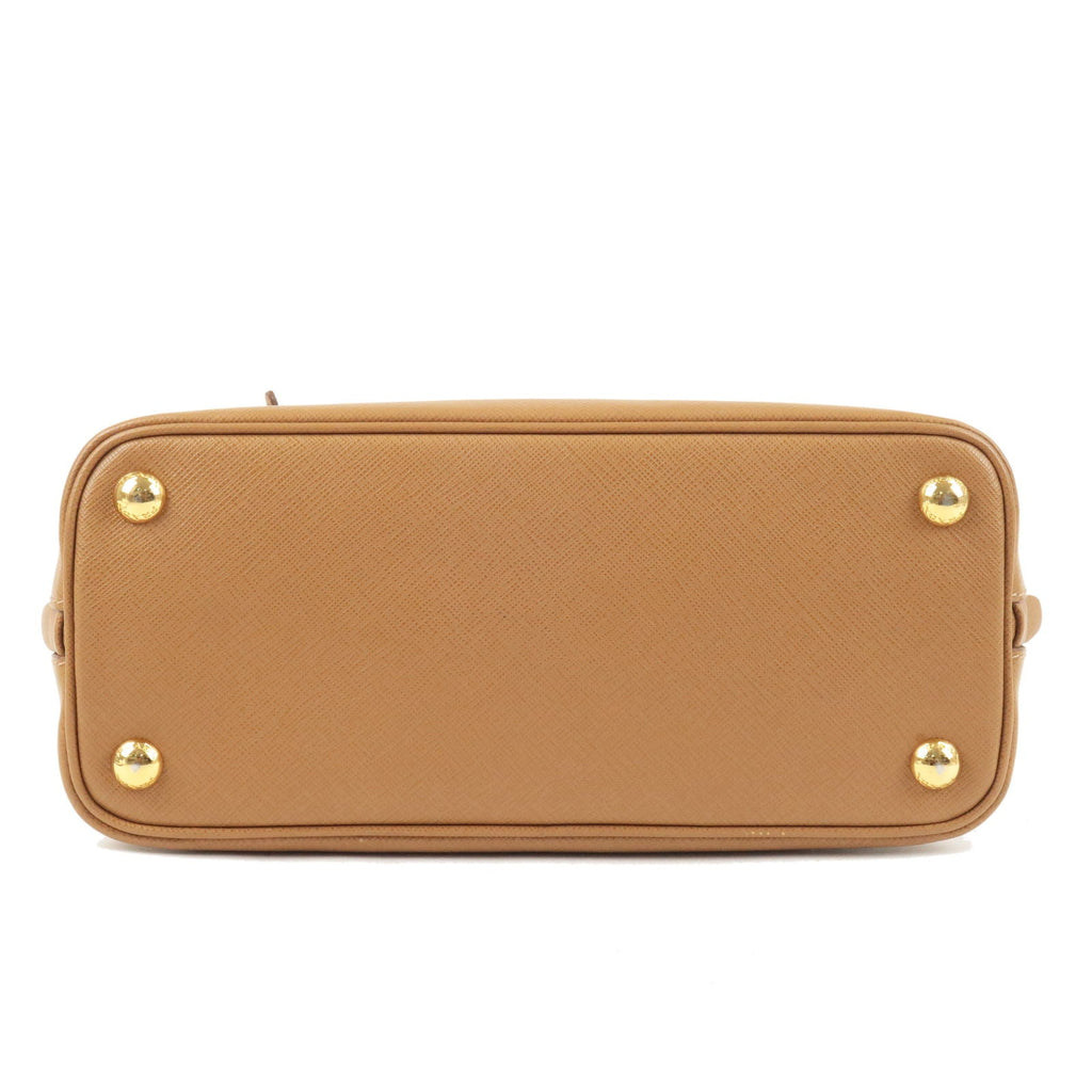 Prada Logo Leather 2Way Hand Bag Shoulder Bag Br BL0838