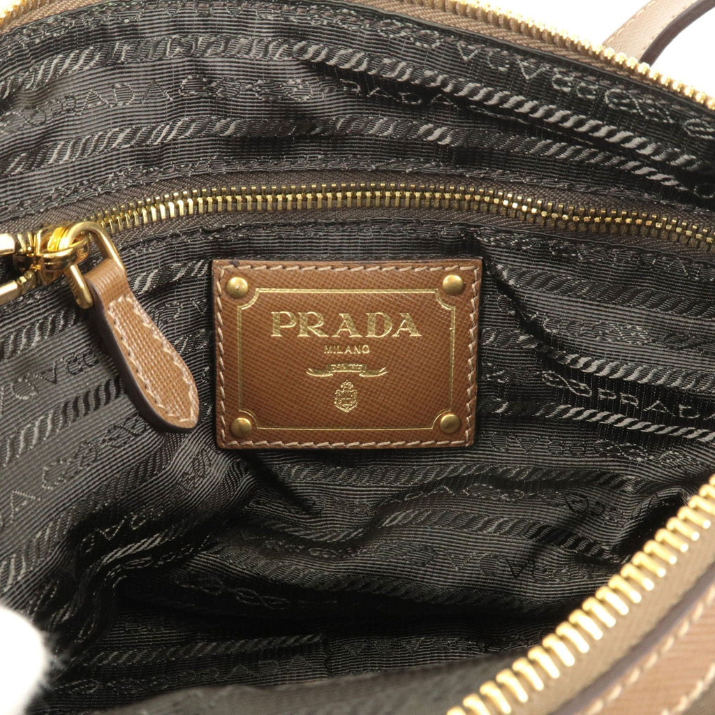 Prada Nylon Leather Shoulder Bag Purse BRUCIATO Br BR4320