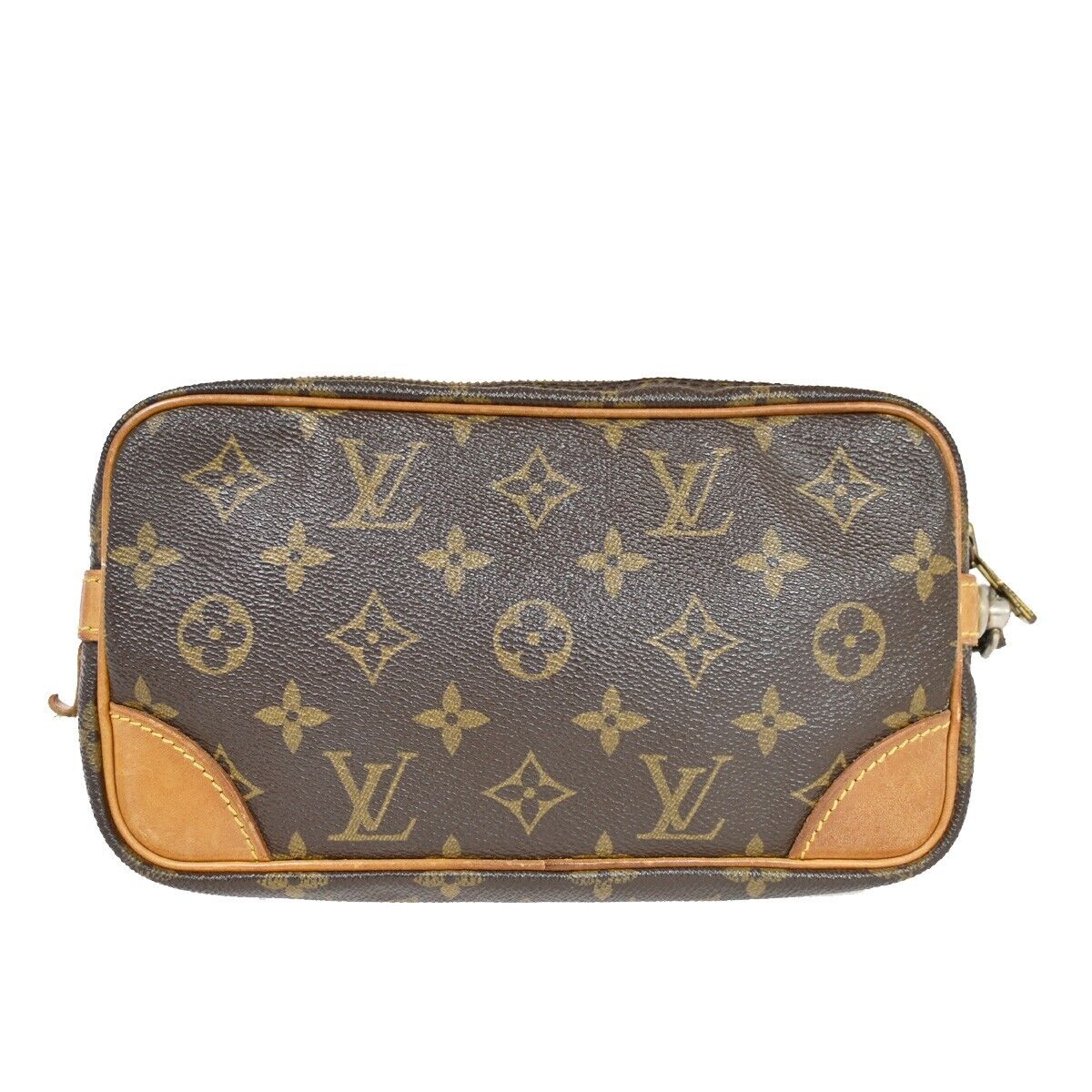 Louis Vuitton Marly Dragonne  Canvas Clutch Bag