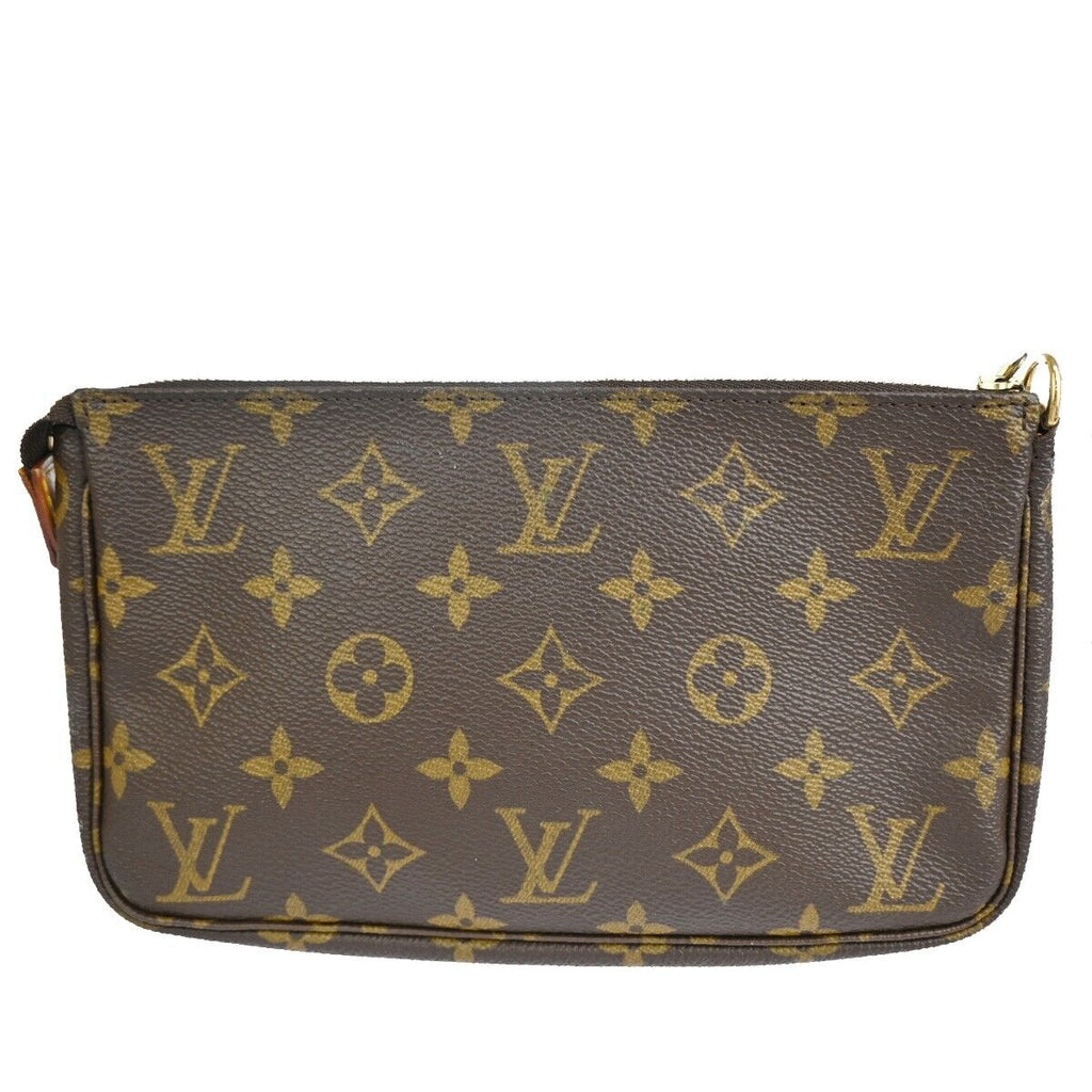 Louis Vuitton Pochette Accessoires  Canvas Clutch Bag