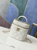 Chanelouis Vuittonanity Case Gold Hardware White For Women Handbags, Shoulder Bags 9.4in/24cmÃ‚Â 