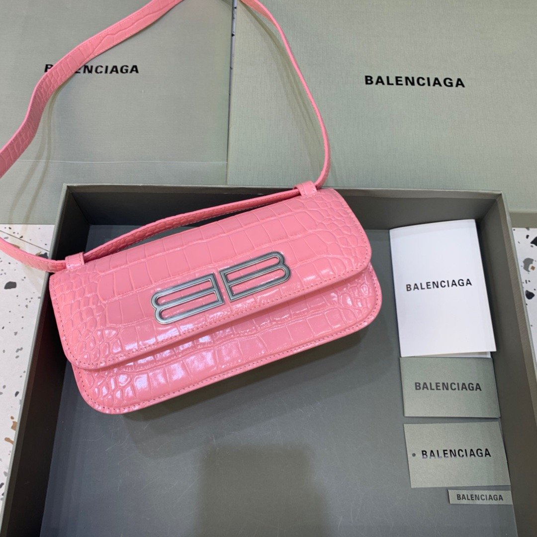 Gossip Small Shoulder Bag Pink, For Women,  Bags 9.1in/23cm