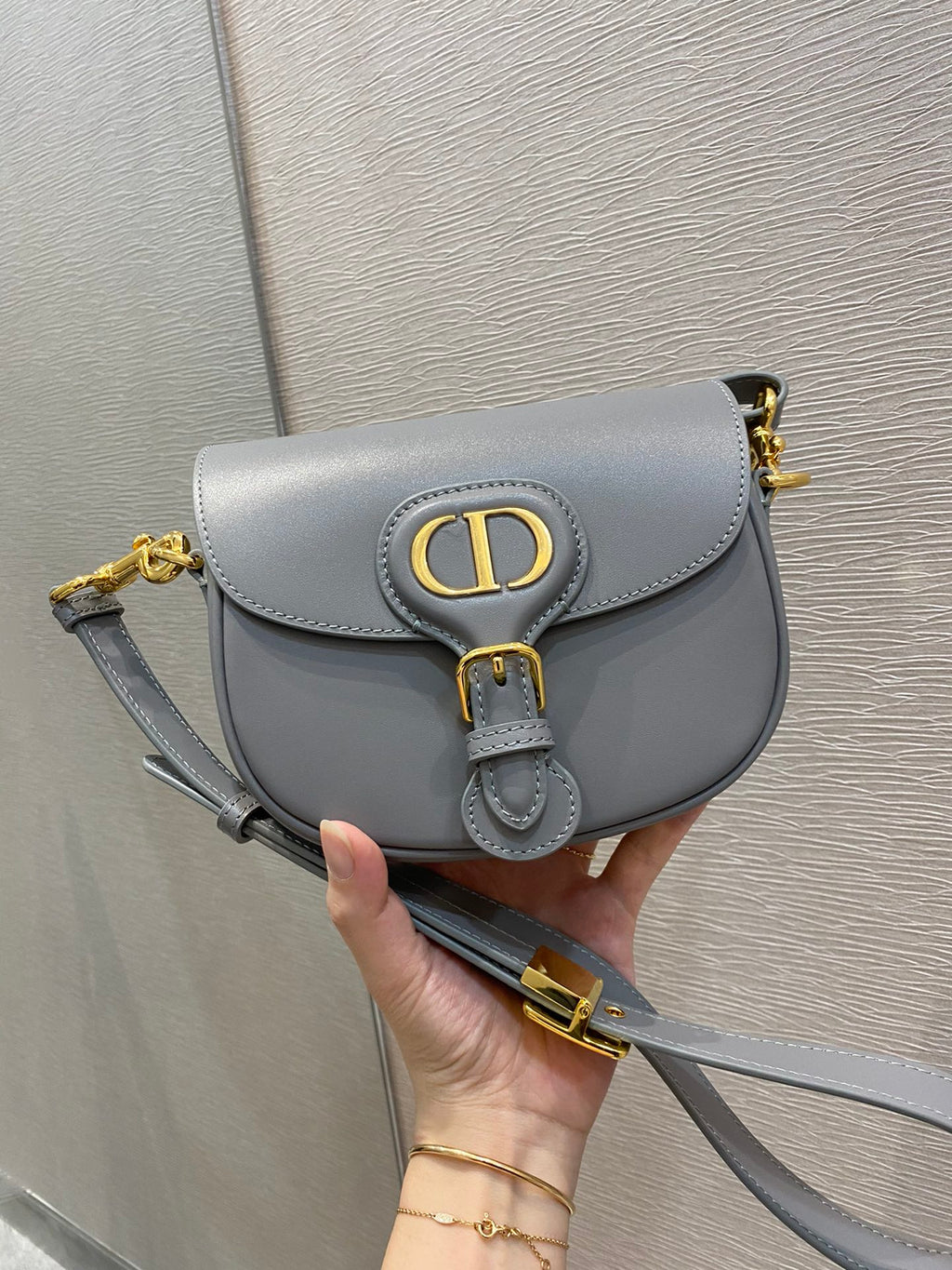 Dior Mini Bobby Bag, Grey, For Women Women’s Handbags, Shoulder Bags, Crossbody Bags, 18cm CD M9317UMOL_M41G