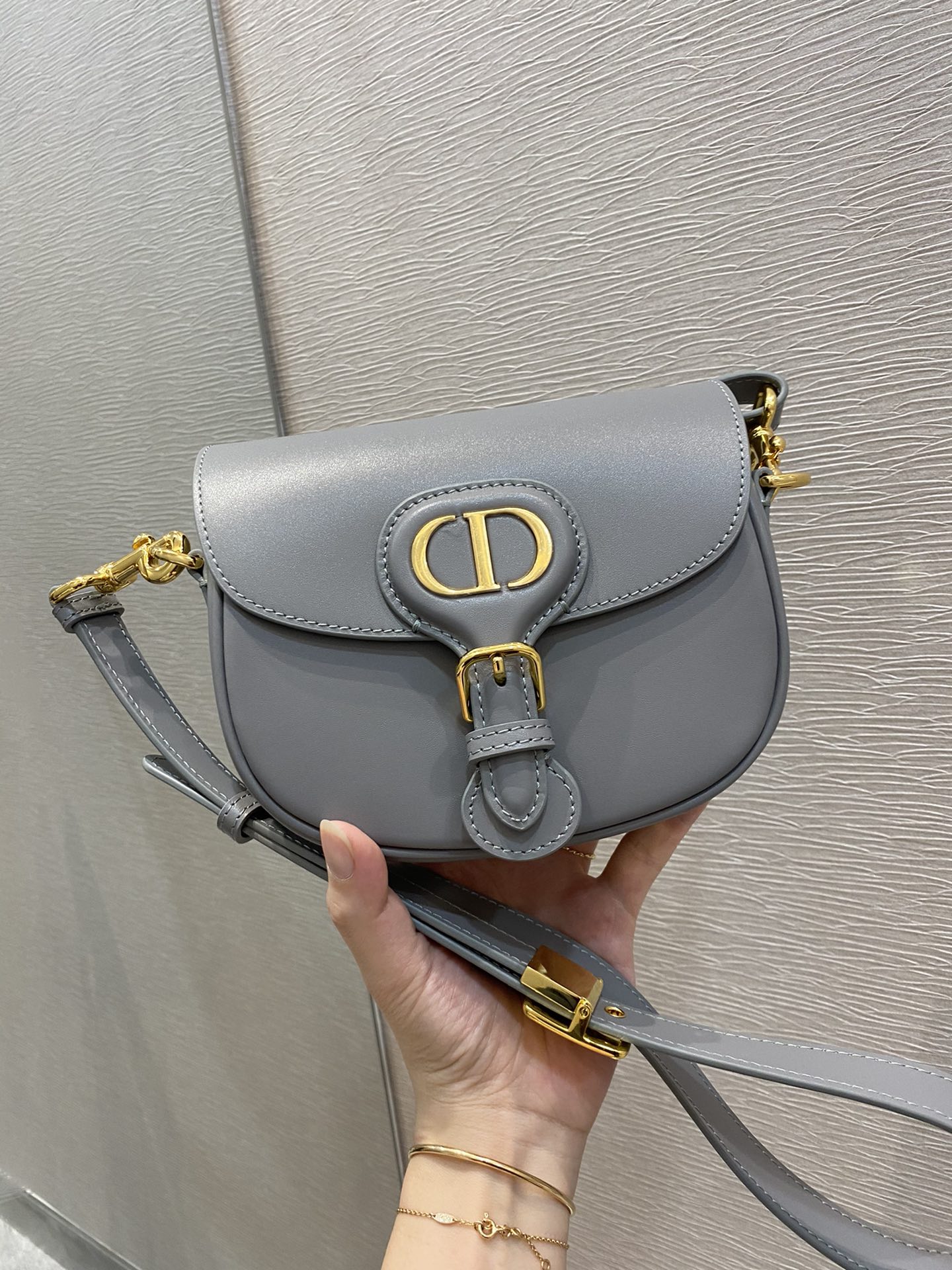 Dior Mini Bobby Bag, Grey, For Women Women’s Handbags, Shoulder Bags, Crossbody Bags, 18cm CD M9317UMOL_M41G