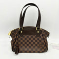 Louis Vuitton Verona PM Shoulder Bag Damie Ebene Leather Brown LA9890