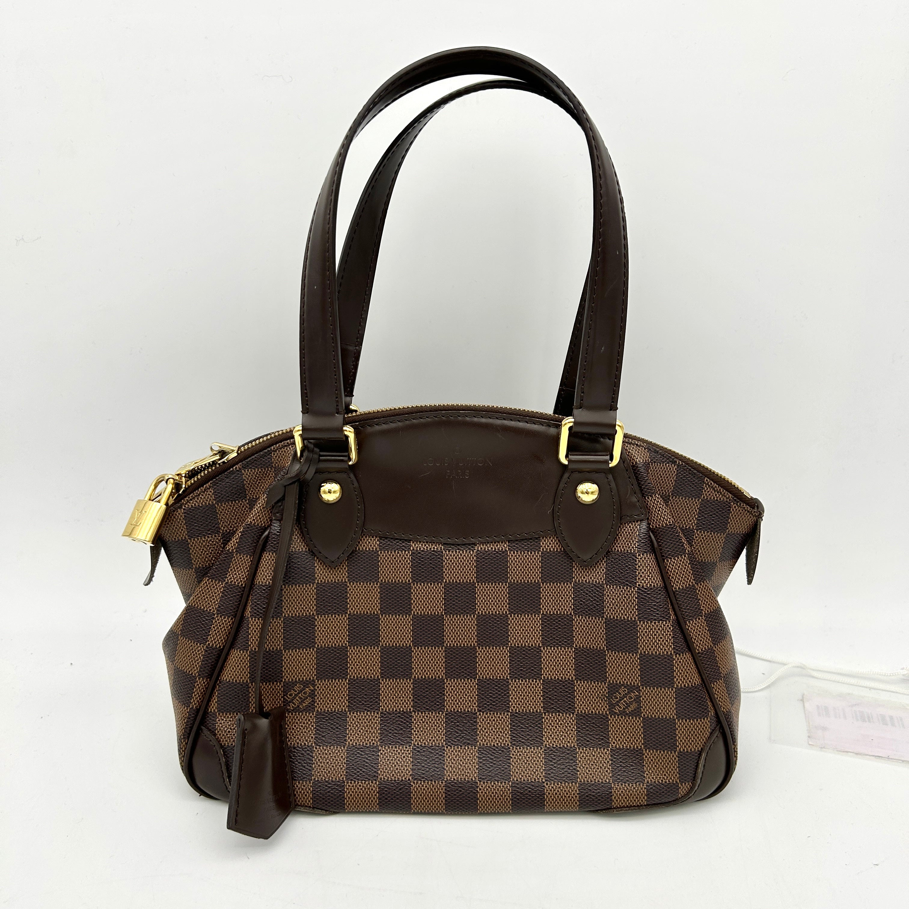 Louis Vuitton Verona PM Shoulder Bag Damie Ebene Leather Brown LA9890