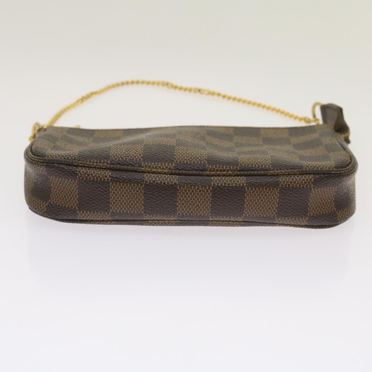 Louis Vuitton Mini Pochette Accessoires  Canvas Clutch Bag