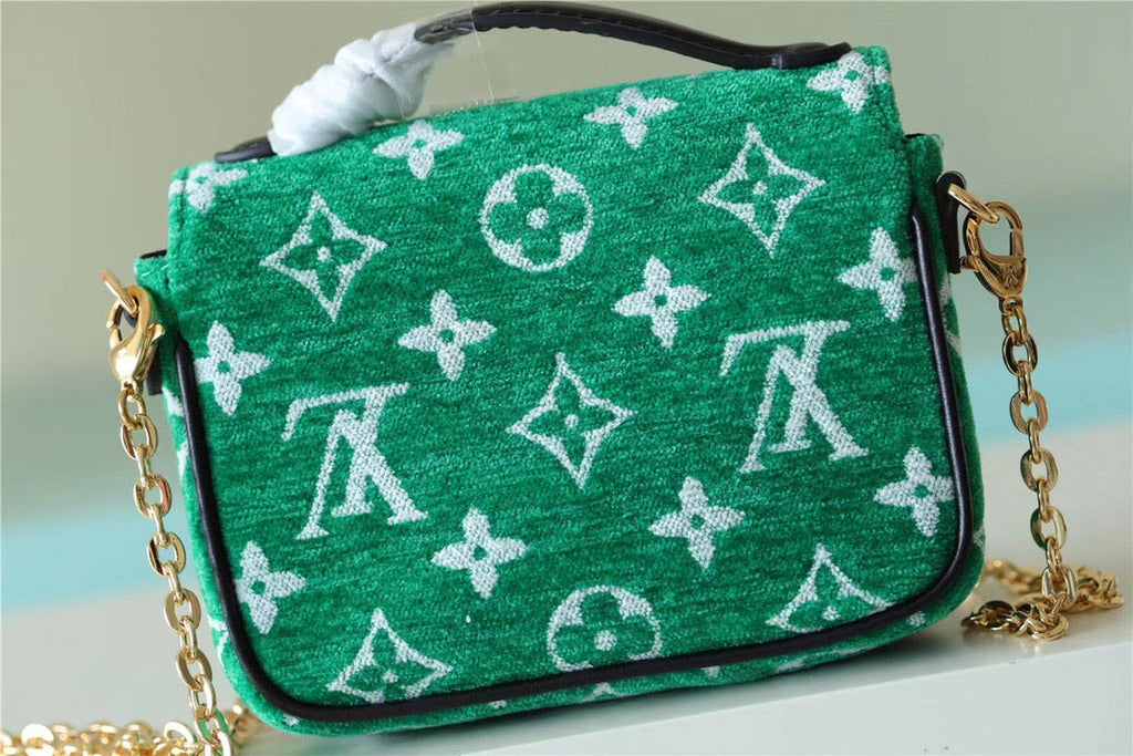 Louis Vuitton Micro Metis Monogram Jacquard Green For Women, Women’s Handbags, Shoulder And Crossbody Bags 5.5in/14cm Louis Vuitton M81127