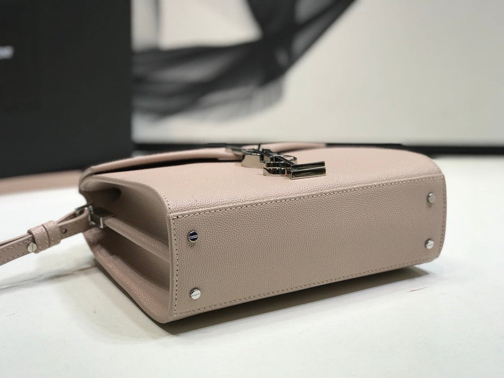 YSSL Cassandra Medium Top Handle Bag Beige For Women 9in/24.5cm YSL Â 