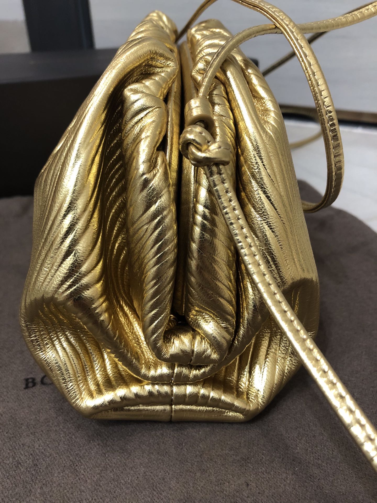 Bottega Veneta Clutch Yellow, For Women, Bags 8.7in/22cm