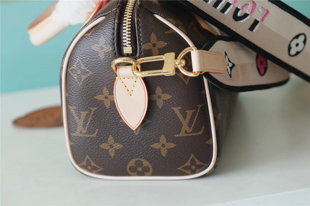 Louis Vuitton Speedy Bandouliere 20 Monogram Canvas Black For Women,  Shoulder And Crossbody Bags 20cm/7.9in Louis Vuitton M46234