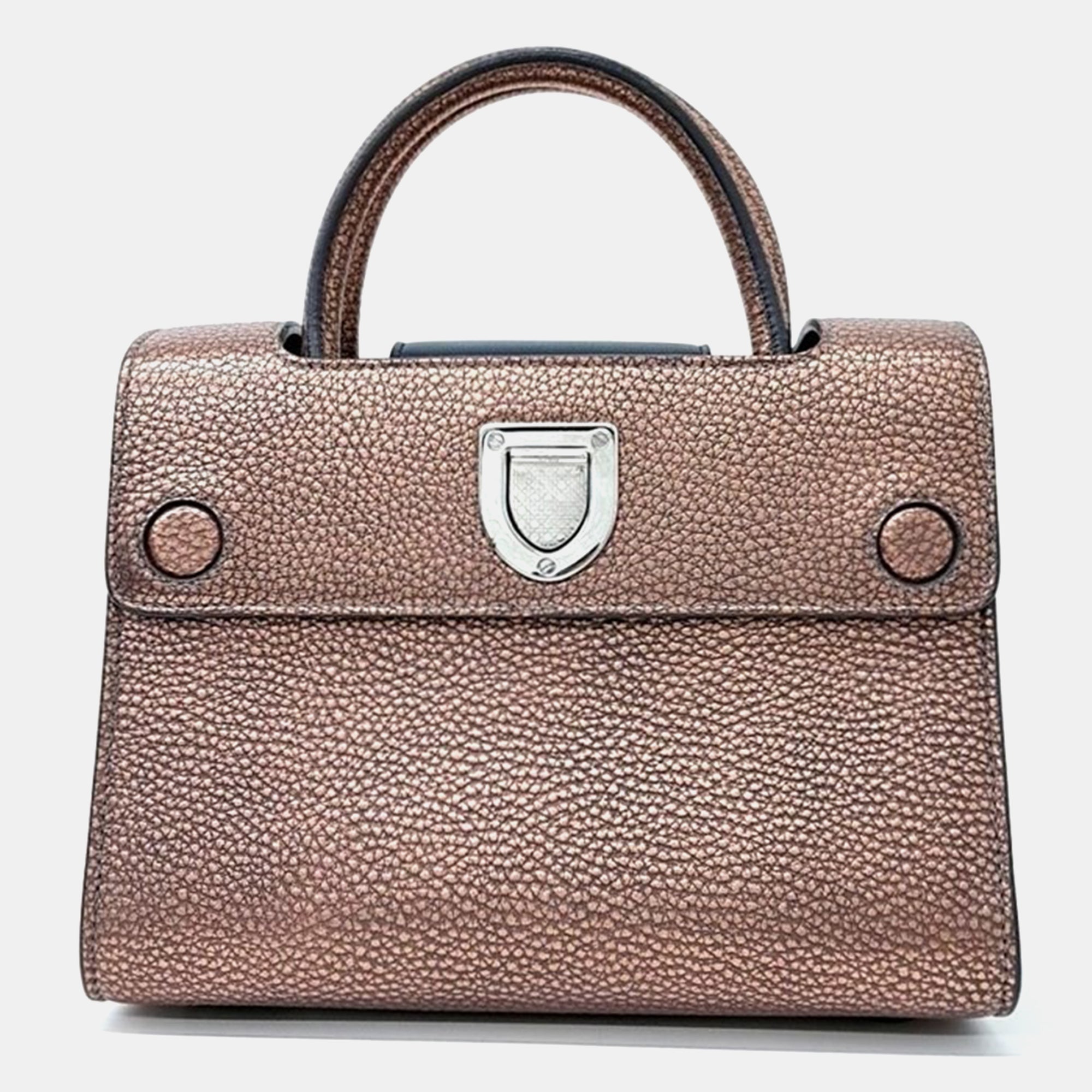 Br Leather Diorever Handbag