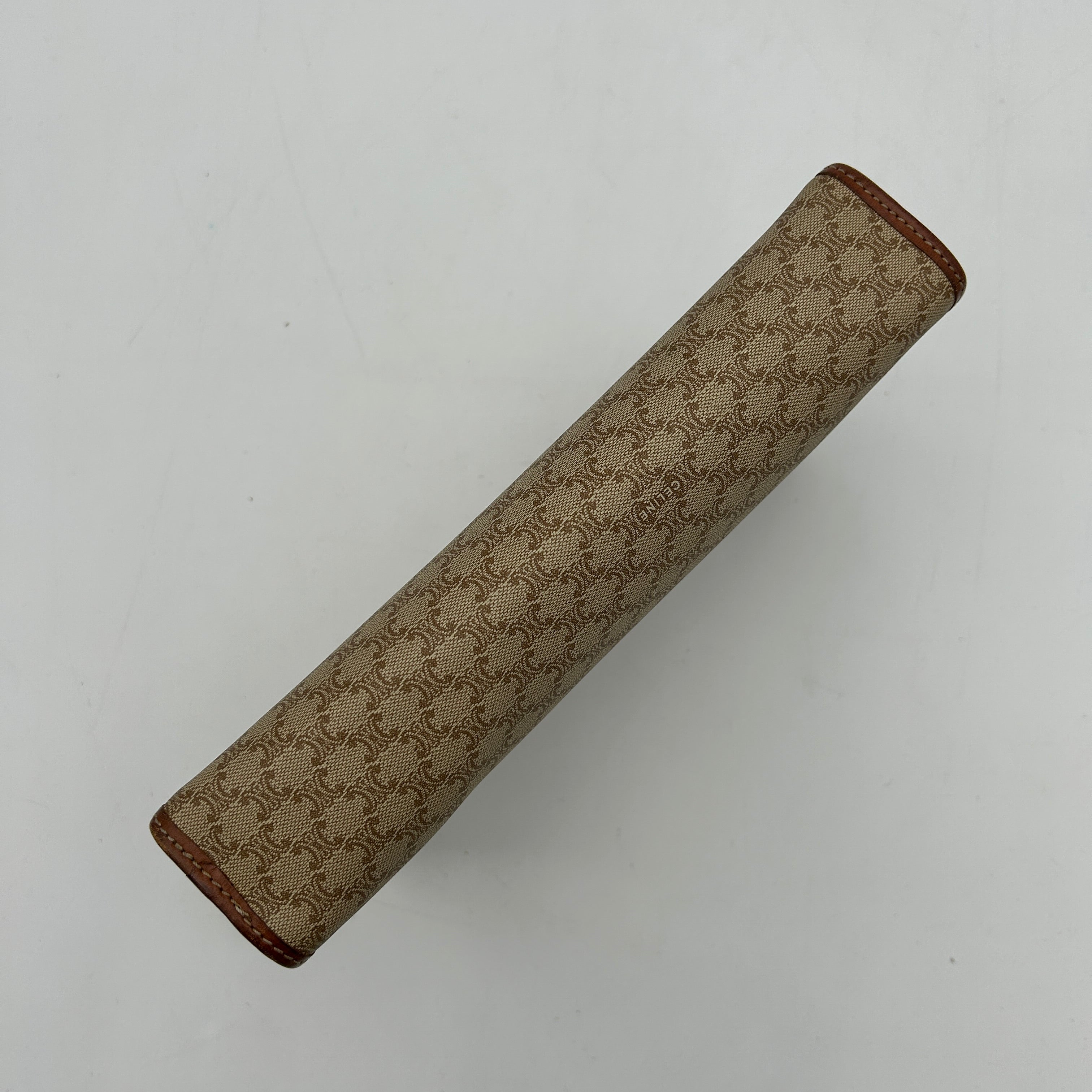 Celine Macadam Beige Clutch Bag