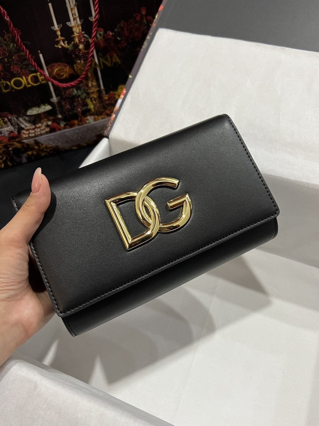 DG 3.5 Clutch Black For Women 8.3in/21cm DG Burberry7082AW57680999