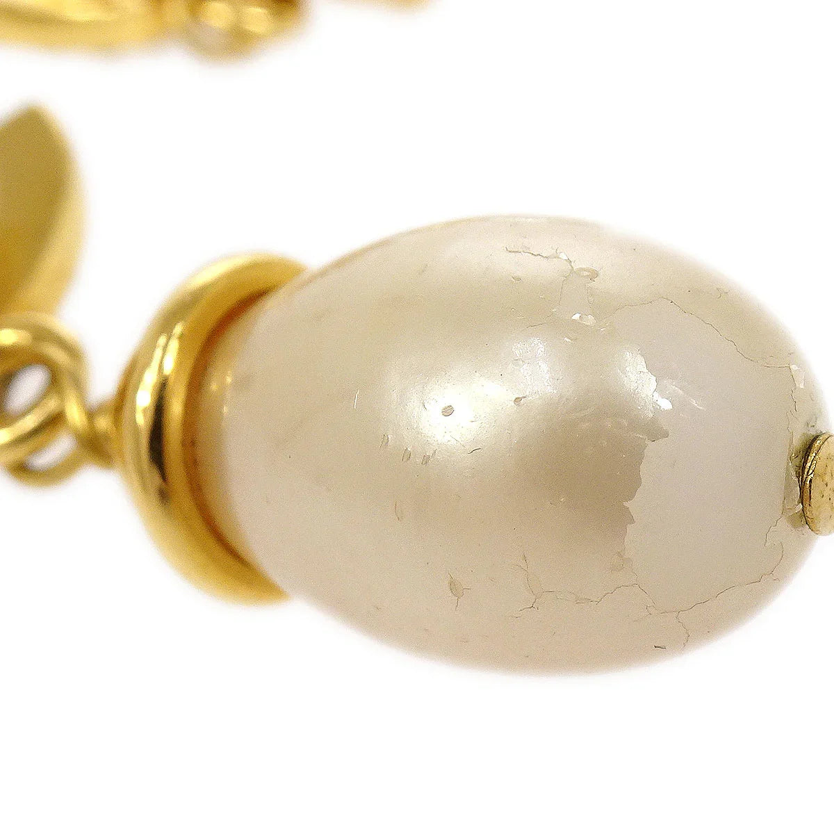 CHANEL 1996 Cristal & Faux Pearl CC Turnlock Earrings