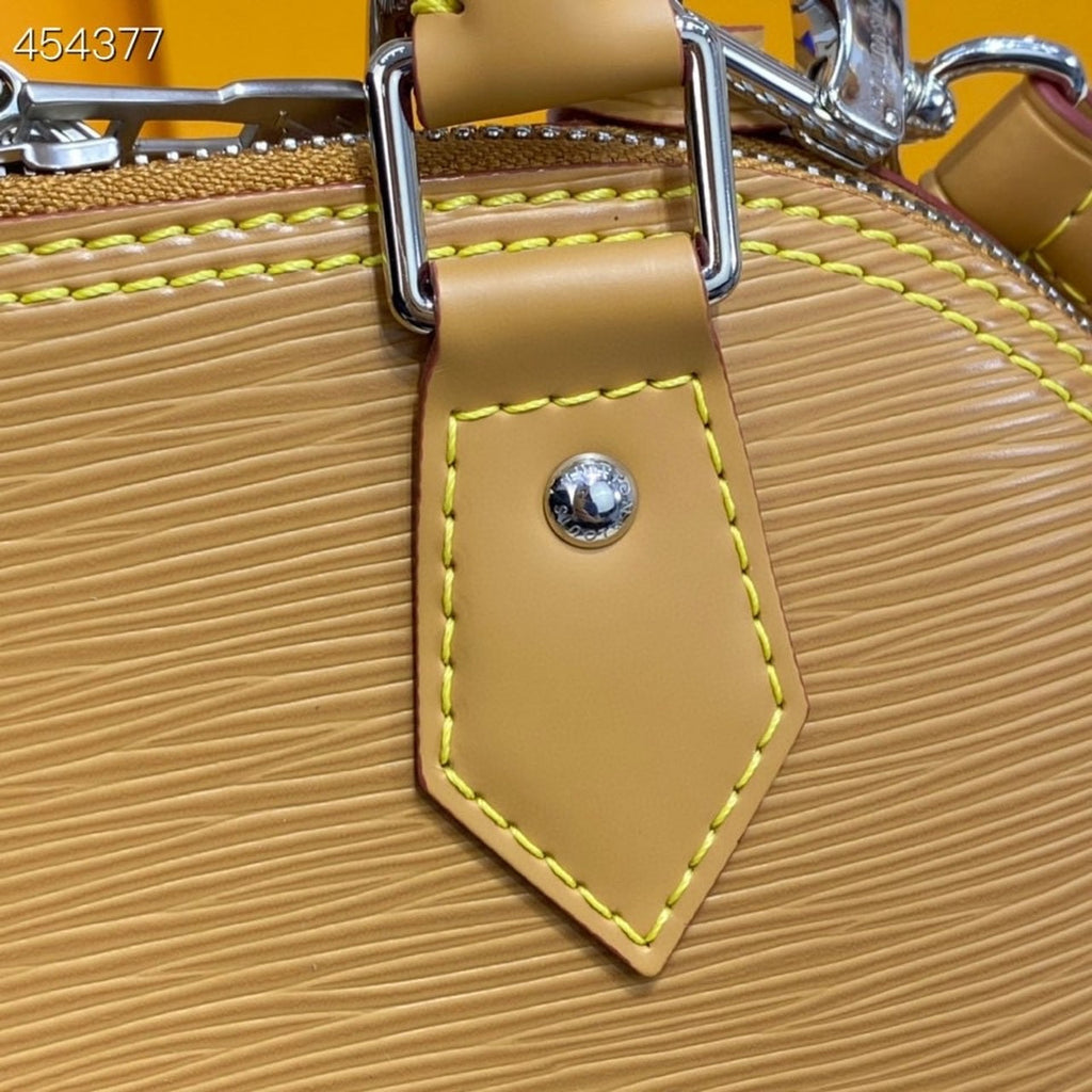 Louis Vuitton Alma SunGlamIower Yellow For Women, WomenÃƒÂ¢Ã¢â€šÂ¬Ã¢â€žÂ¢s Handbags, Shoulder And Crossbody Bags 9.3in/23.5cm Louis Vuitton M59358