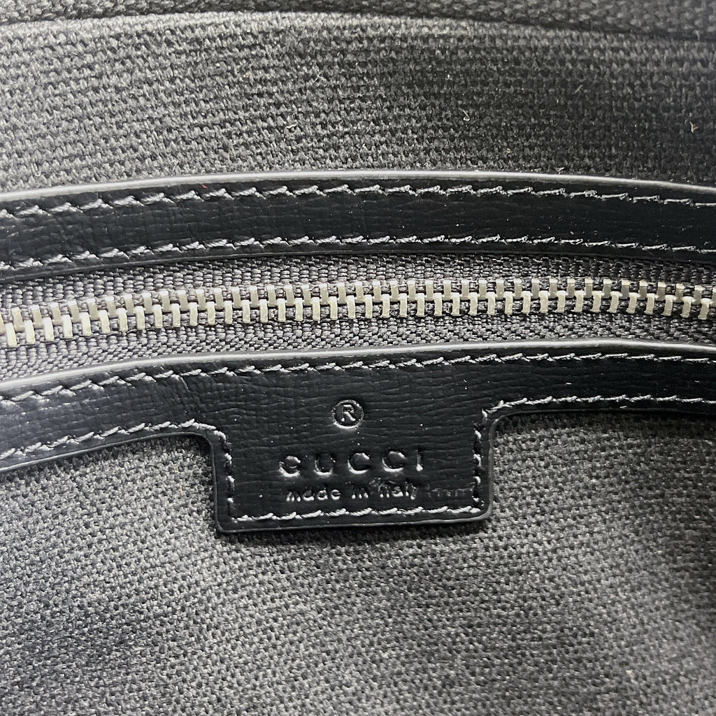 Shoulder Bag With Interlocking G Black Supreme Canvas For WomenÃ‚Â  9.6in/24.5cm 703468 92THF 1000