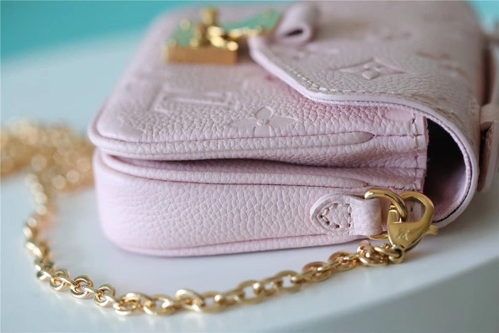 Louis Vuitton Micro Metis Monogram Empreinte Pink For Women, WomenÃƒÂ¢Ã¢â€šÂ¬Ã¢â€žÂ¢s Handbags, Shoulder And Crossbody Bags 5.5in/14cm Louis Vuitton M81389