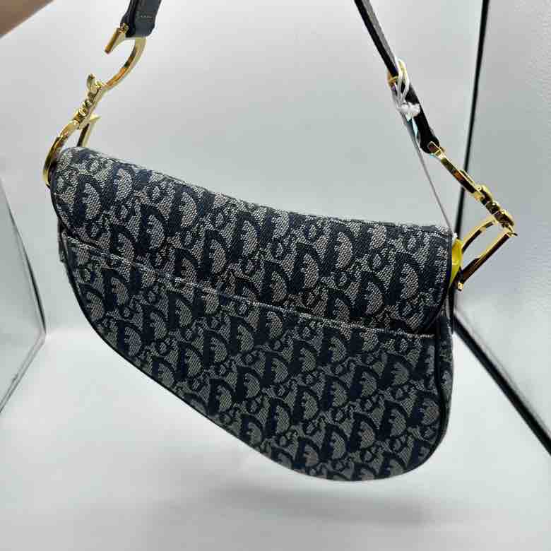 Dioror Monogram Saddle Shoulder Bag