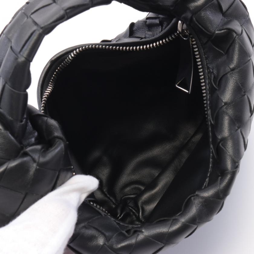 Bottega Veneta Mini JoDiore Handbag, Leather, Black