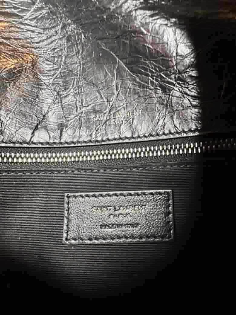 Ysl Niki Shoulder Bag, Black Leather, MeDiorum