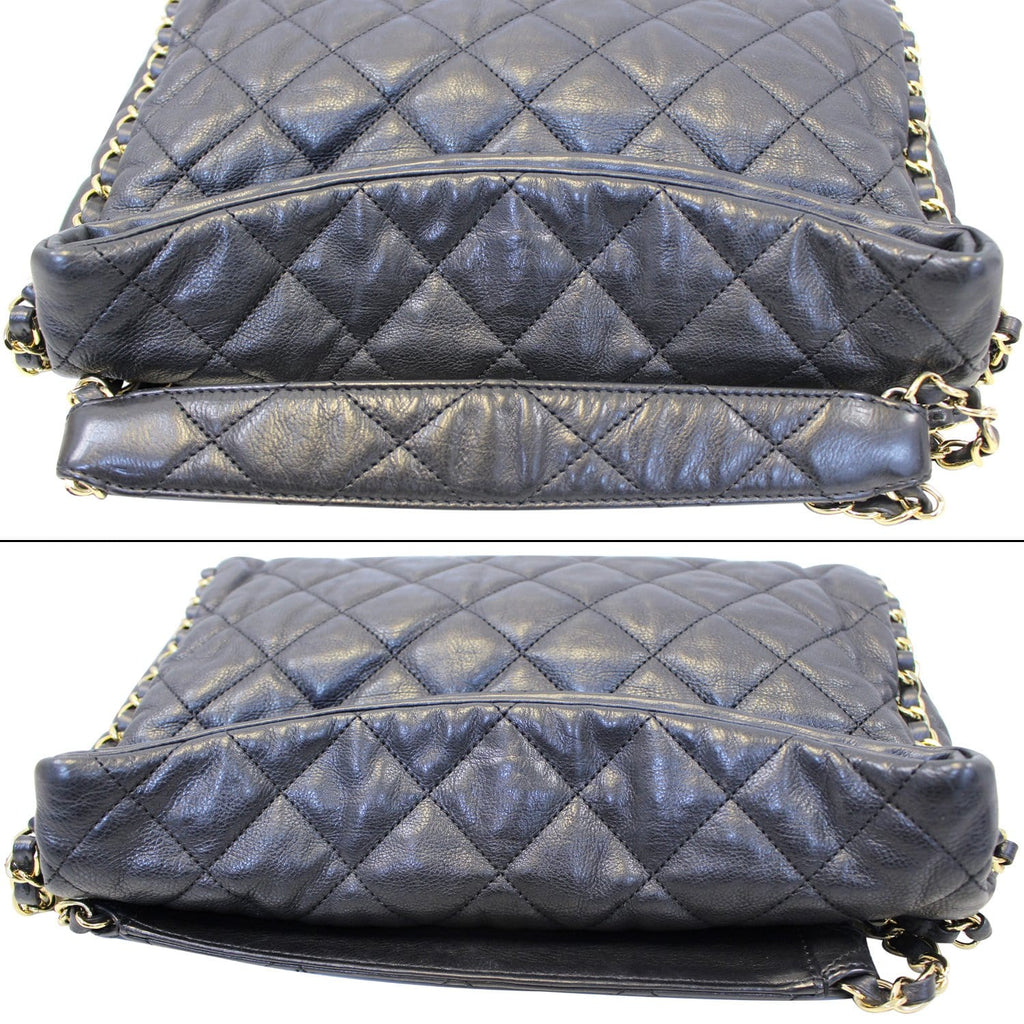 Chanel Hobo Quilted Ultimate Soft Chain Around Tote Bag