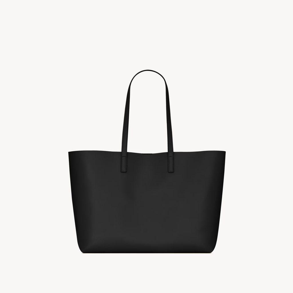 Saint Laurent Large Leather East/West Tote Bag – Cassandre Charm