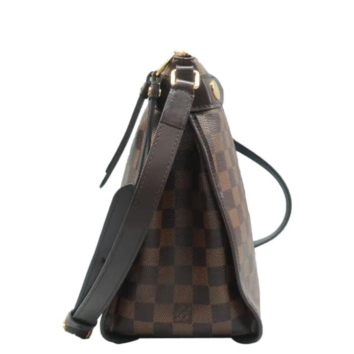 LOUIS VUITTON Duomo Damier Ebene Crossbody Bag Brown