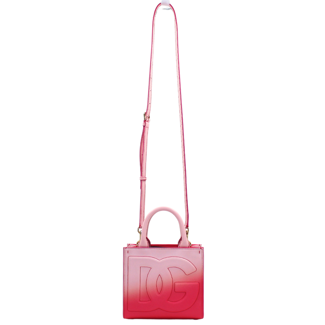 DolCeline & Gabbana Ombre-Print Calfskin DG Daily Mini Shopper