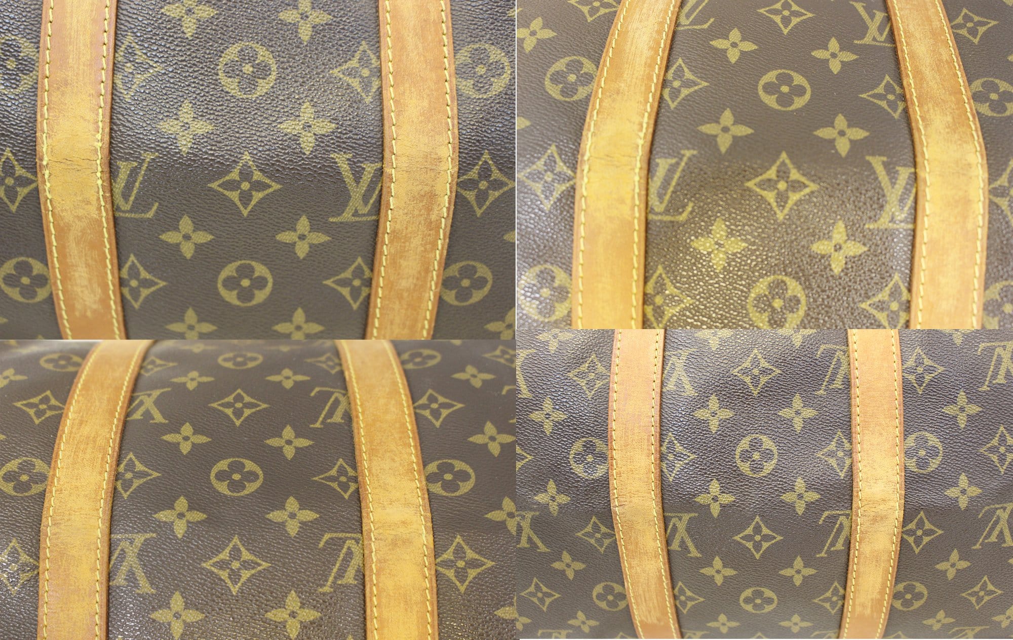 LOUIS VUITTON Keepall 45 Monogram  Bandouliere Duffle Travel Bag