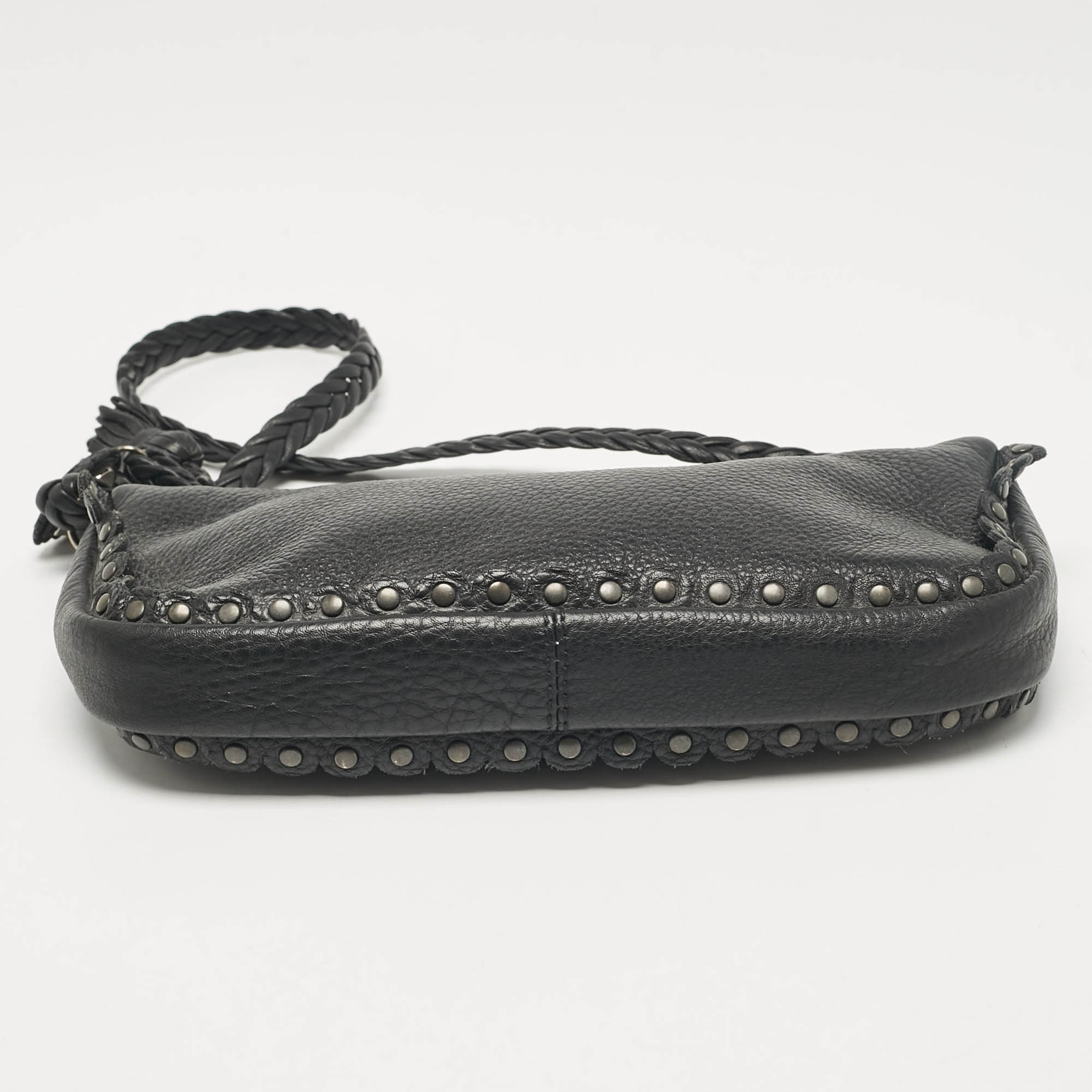 Dior Black Leather Ethnic Clutch Bag
