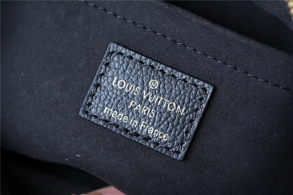 Louis Vuitton Bagatelle Monogram Empreinte Black For Women,  Shoulder And Crossbody Bags 22cm/8.7in Louis Vuitton M46002
